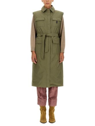 Brunello Cucinelli Brunello Cucinelli Taffeta Trench Coat