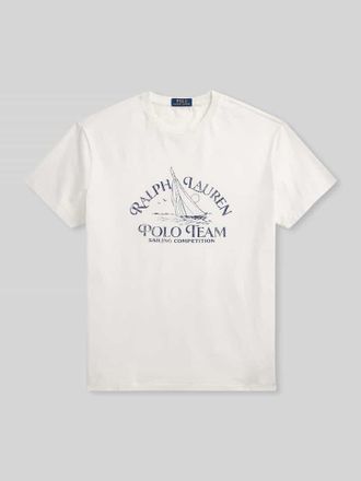 Polo Ralph Lauren Regular Fit T-Shirt aus reiner Baumwolle in Weiss, Gr&ouml;&szlig;e XXL