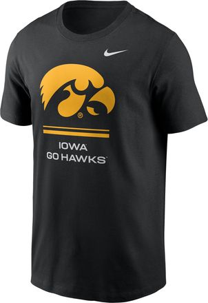 Nike Iowa Sideline Nike Mens Dri-FIT College T-Shirt in Black | 02ET00AIA-ZK0