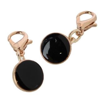 Trafalgar Store Sutton Collar and Cuff Extenders in Black Button With Gold Chain at Nordstrom