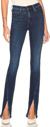 Mother Rascal Sliced Up Heel Jeans In Mint Condition