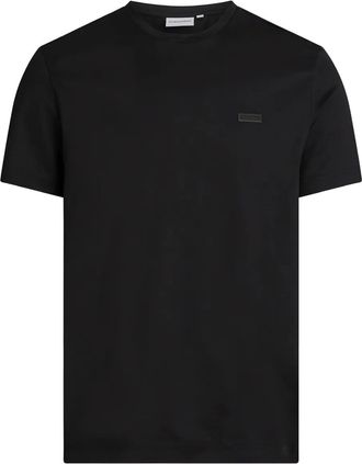 Calvin Klein logo plaque T-Shirt - men - Fabric - M - Black