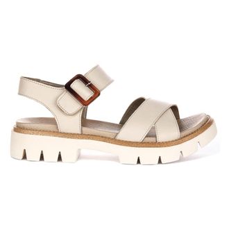 Remonte Beige Leather Trainers Women Fashion