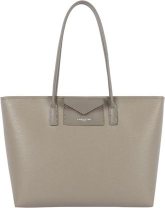Lancaster Maya Double Schoudertas Donkergrijs - Dames - Shoppers - Grijs - ONE Size - Tassen