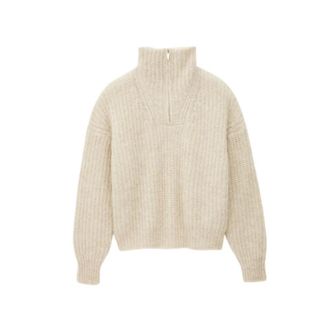 BA&SH Dolcevita con zip - - Knitwear - Donna - Beige - XS