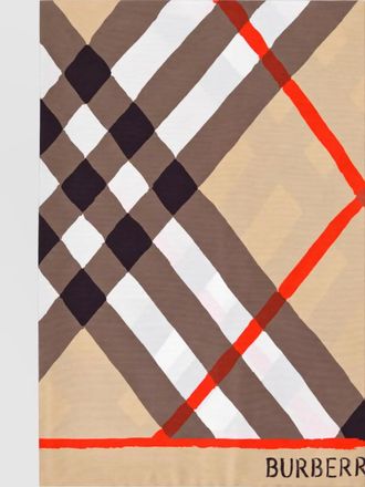 Burberry silk check scarf
