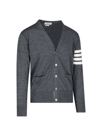 Thom Browne Mens Sweaters Grey Virgin Wool