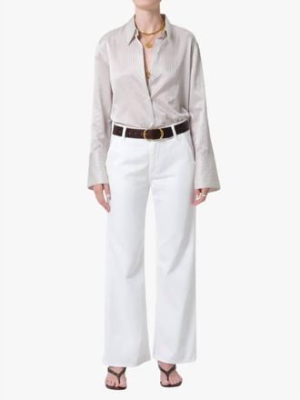 Citizens Of Humanity Annina Pocket Trouser In Soft White