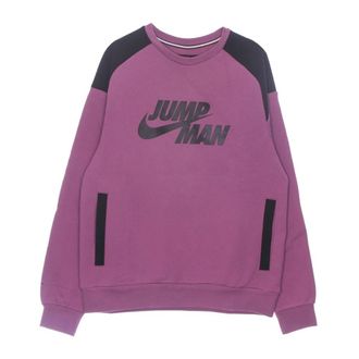 Nike Jordan Fleece Crew Light Crewneck Sweatshirt - Heren - Sportshirts - Paars - XL - Katoen - Fitness