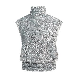 16Arlington Ovica Top - Dames - Tops zonder mouwen - Grijs - XS - Polyester - Tops