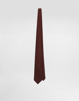 Dolce & Gabbana Cravatta Pala 8 - Man Ties And Pocket Squares Burgundy Onesize