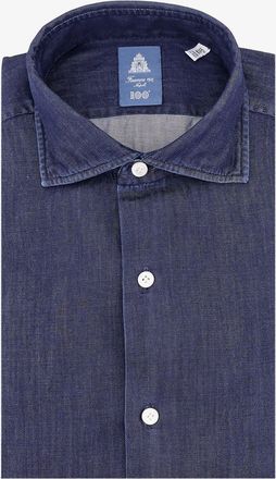 Finamore Camicia Napoli1 in denim - FINAMORE - gender_Man
