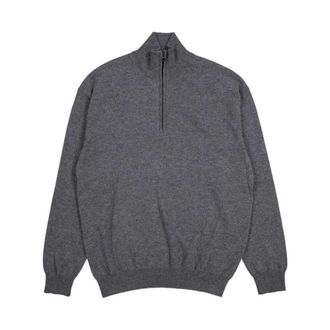 Lisa Yang Maglione con zip - - Knitwear - Uomo - Grigio - 2XL