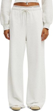 Cotton On Womens Active Relaxed Sweatpant in Light Grey Marle at Nordstrom, Size X-Small