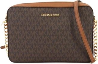 Michael Kors Pre-owned Shoulder Bag - Dames - Vintage Schoudertas - Bruin - ONE Size - Leer - Vintage