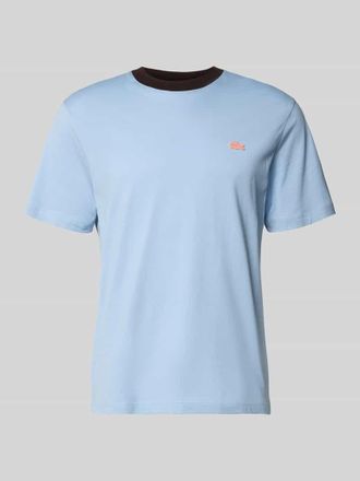 Lacoste Regular Fit T-Shirt aus reiner Baumwolle in Hellblau, Gr&ouml;&szlig;e XXXL