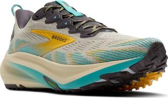 Brooks Ghost Trail Running Shoe in Bleached Sand/rabbit/bluefish at Nordstrom, Size 12.5