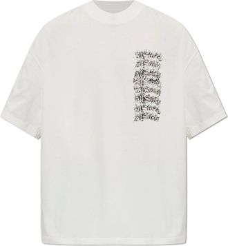 AllSaints Tops, Heren, Wit, XL, Katoen, Repeat Short Sleeve Oversized T-Shirt