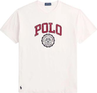 Polo Ralph Lauren Custom Slim Fit Logo T-Shirt - Heren - T-shirts - Wit - XL - Katoen - Tops