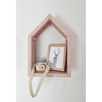 OEM Casa De Mimbre - Gran Armario De Pared Rosa