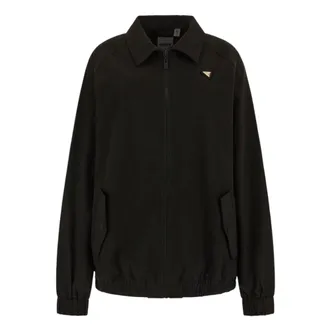 Guess Zip-throughs, female, Black, Size: M Full-length Zip Sweatshirt