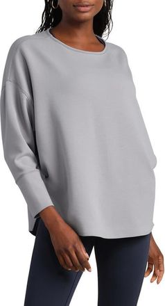 Rhone DreamGlow Pullover Sweatshirt in Steel Gray at Nordstrom, Size X-Large