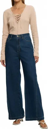 Kivari Carla Denim Jeans In Blue