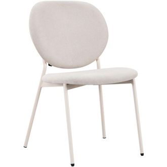 Selsey Selsey Broctalm - Silla Tapizada Con Chenilla Hidrof&oacute;bica, Beige Claro