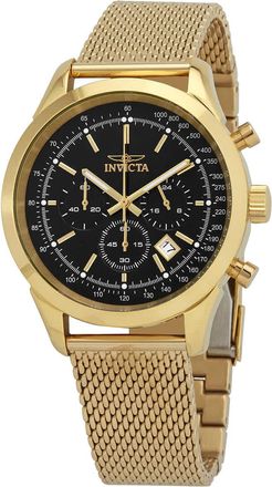 Invicta Speedway Chronograph Black Dial Mens Watch 25223