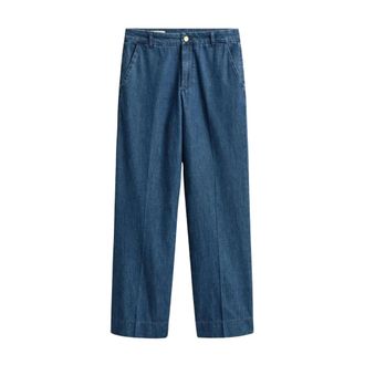 GANT Dames, Jeans, Blauw, Maat: 2XL Denim