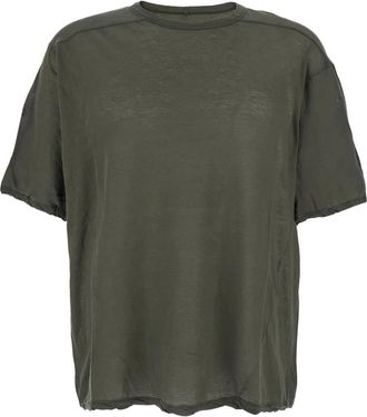 Rick Owens T-shirt met ronde hals - Groen