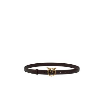 Pinko Pinko - Love Berry H2 Belt - Dames - Accessoires - Bruin - Maat: L Zijde