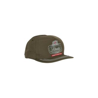 Rhude Accessoires, Heren, Groen, ONE Size, Desert Racing Team Geborduurde Baseballpet