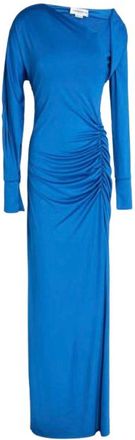 Victoria Beckham Blue Jersey Gown Size XS