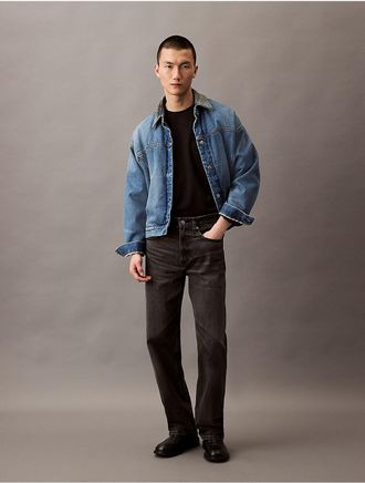 Calvin Klein Jeans Calvin Klein Mens 90s Straight Jeans - Green - 30W x 30L