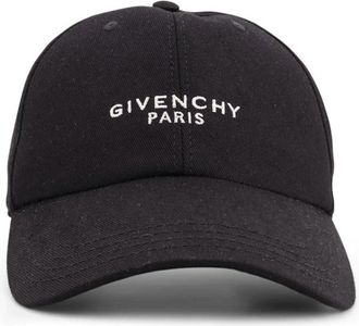 Givenchy Gebogen pet - Heren - Petten - Zwart - ONE Size - Katoen - Accessoires
