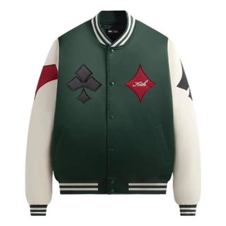 Kith x Batman Joker Satin Bomber Jacket Ivy Green KHM010710-4014