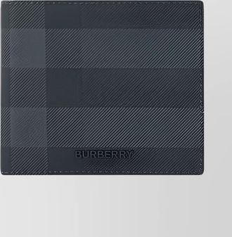 Burberry coated canvas check wallet
