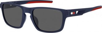 Tommy Hilfiger Mens TH-1952-S-FLL TH 1952 S 55 FLL Sunglasses - Blue - One Size