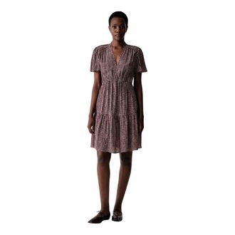 Marc O'Polo Abito Svasato Scollo a V - - Dresses - Donna - Marrone - M