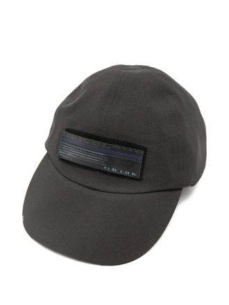 GR10K logo-patch cap - Grey