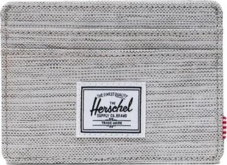 Herschel Portacarte Charlie - unisex - Portefeuilles - Grijs - ONE Size - Leer - Accessoires
