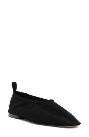 Schutz Hadley Flat in Black Suede at Nordstrom, Size 8.5