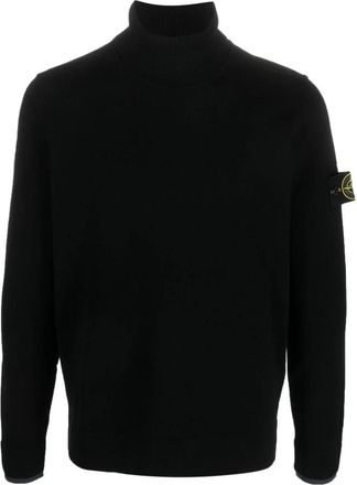 Stone Island Black Maglia V0029 Shirt - Heren - Coltruien - Zwart - S - Truien & Vesten