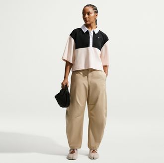 Nike Womens Nike Sportswear Barrel Pants in Brown | HV2086-286