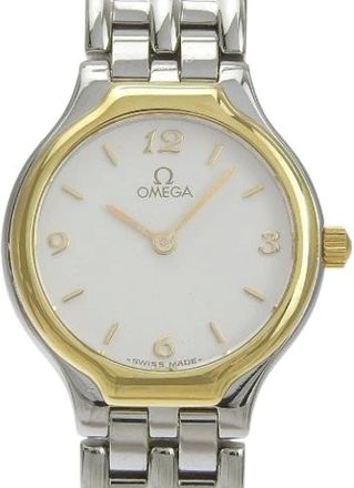 Omega Pre-owned Watches, female, White, Size: ONE SIZE Pre-owned De Ville Stainless Steel Watch