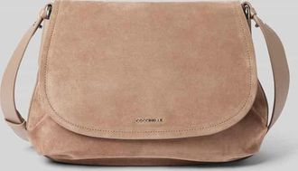 Coccinelle Handtasche mit Label-Detail Modell REBEKKA in Taupe, Größe 1