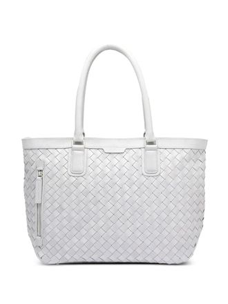 Officine Creative Armor 010 tote bag - men - Calf Leather/Buffalo Leather - One Size - Grey