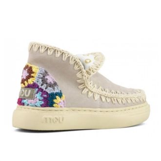 Mou Womens Bold Eskimo Sneakers In Chalk
