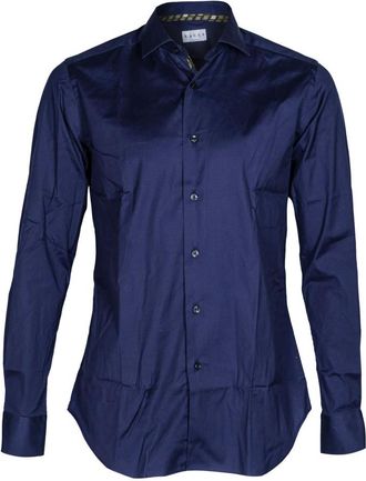 Xacus Casual Shirts, male, Blue, Size: 2XL Classic Mens Cotton Shirt, Tailor Fit